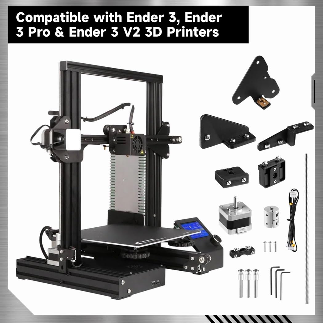 Amazon.com: Dual Z Motor with Stepper Screw Upgrade Ender 3 Rod